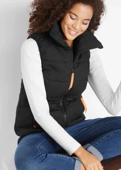 Outdoor-Weste mit Stehkragen