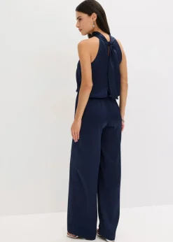 Overall aus strukturiertem Satin