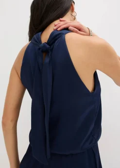 Overall aus strukturiertem Satin