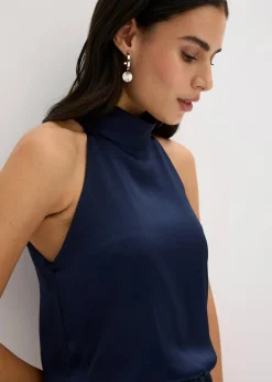 Overall aus strukturiertem Satin