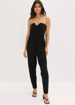 Overall mit Bustier-Ausschnitt und Binde-Detail