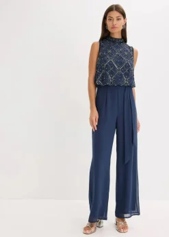 Overall mit Perlenstickerei