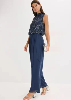 Overall mit Perlenstickerei