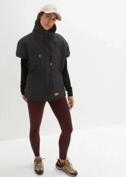 Oversize Funktions-Steppweste, wasserabweisend