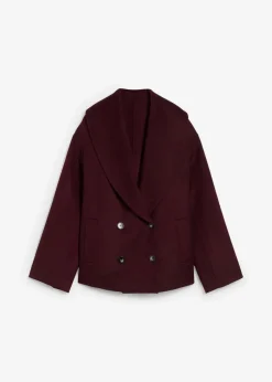 Oversize Jacke aus weichem Woll-Mix