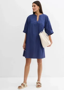 Oversize Kaftan-Kleid aus reiner Bio-Baumwolle