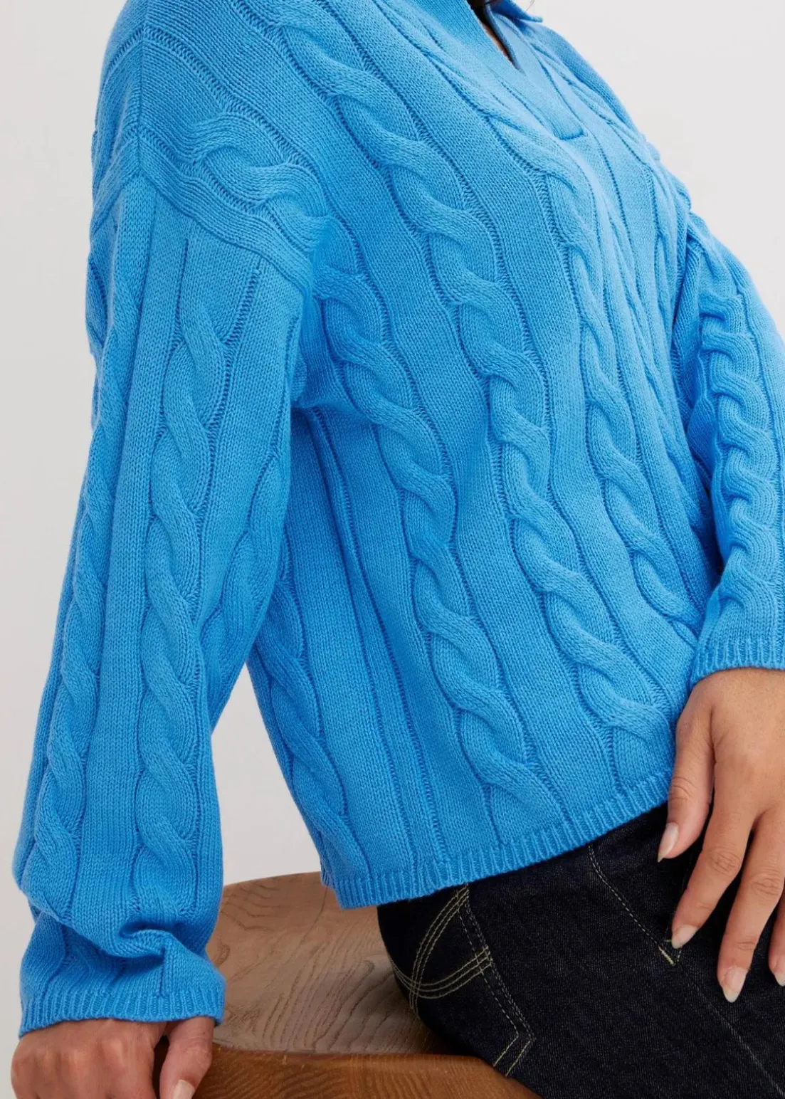 Oversize Pullover aus weichem Kaschmir-Mix