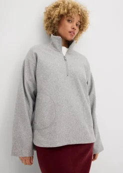 Oversize Pullover in Wolloptik