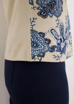 Oversize Shirt mit Spitzenband