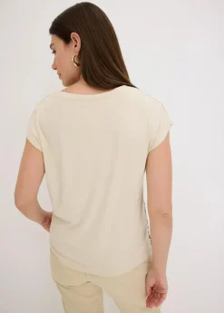 Oversize Shirt mit Spitzenband