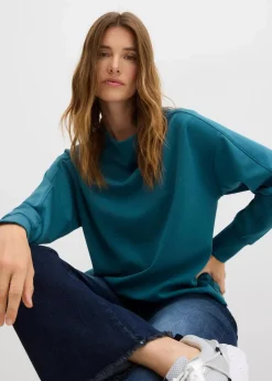 Oversize Sweatshirt aus weichem Scuba