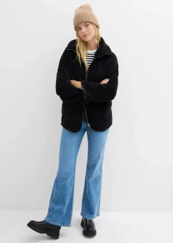 Oversize Teddy-Fleece Jacke