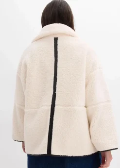 Oversize Teddy-Fleece Jacke