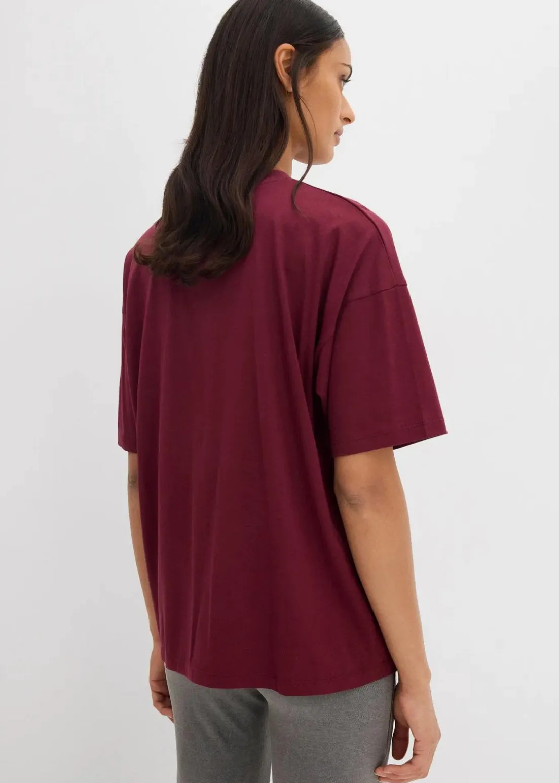 Oversize T-Shirt aus reiner Bio-Baumwolle