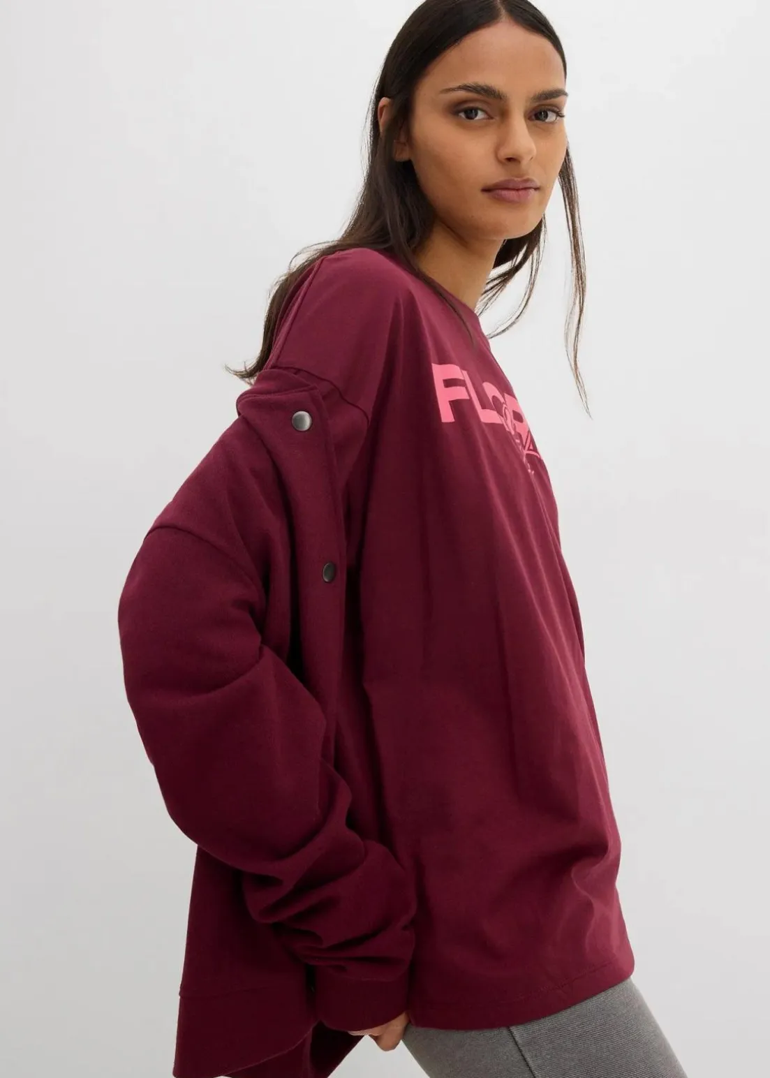 Oversize T-Shirt aus reiner Bio-Baumwolle