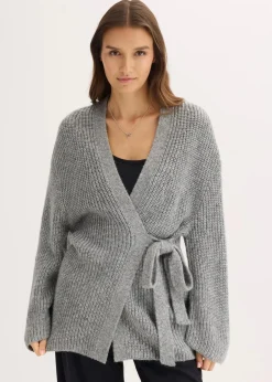 Oversize Wickelcardigan