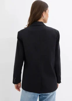 Oversize-Blazer mit leichten Schulterpolstern