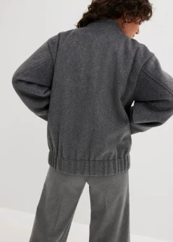 Oversize-Blouson in Wolloptik