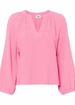 Oversize-Bluse aus Musselin