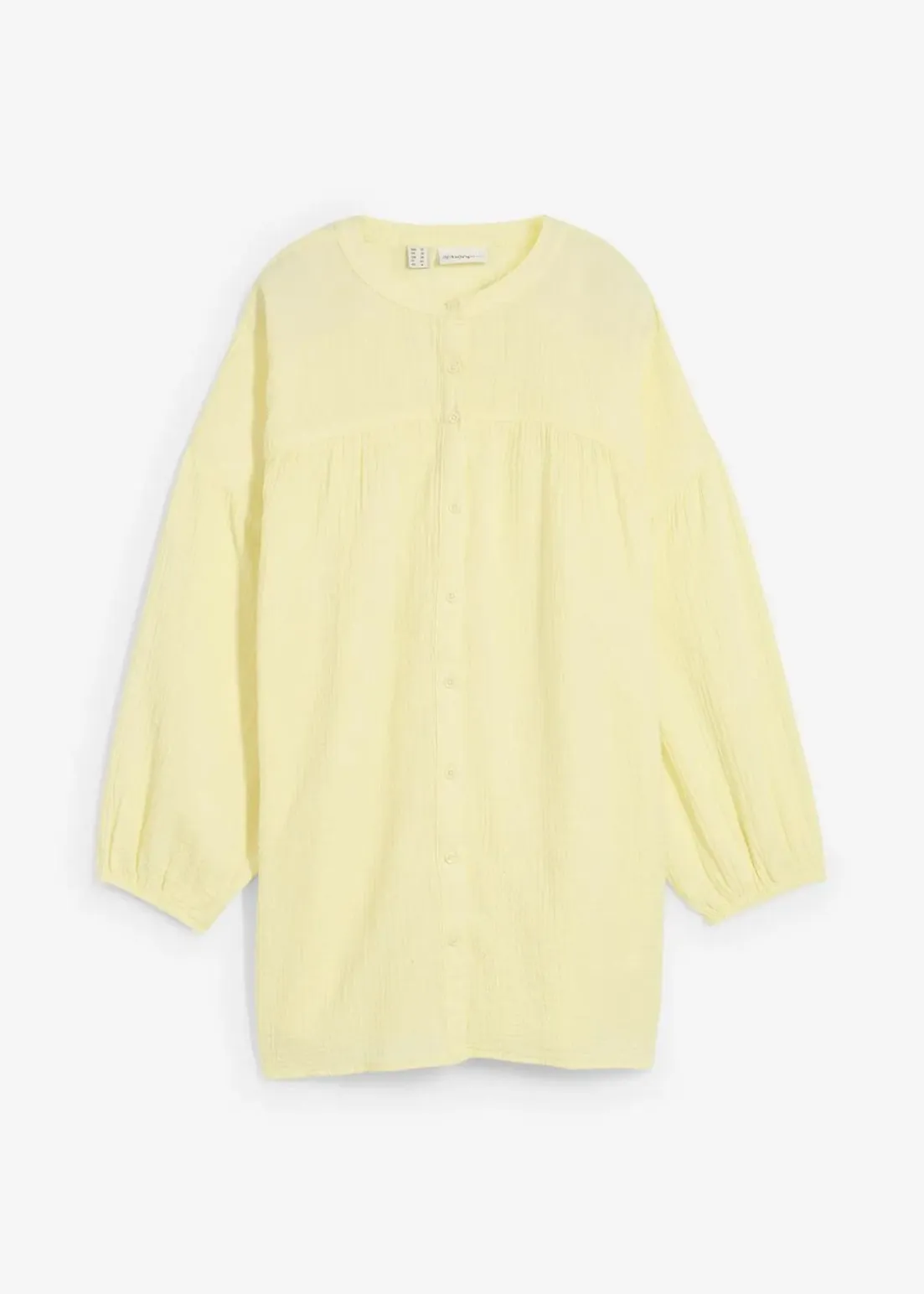 Oversize-Bluse aus Musselin