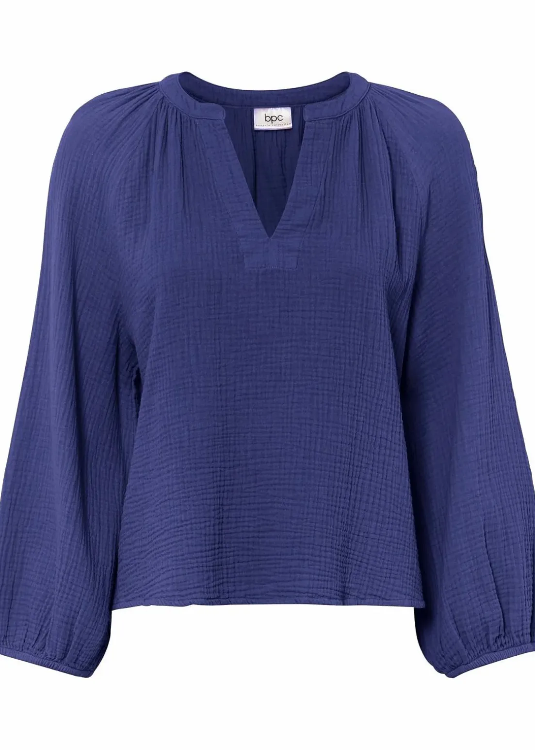 Oversize-Bluse aus Musselin