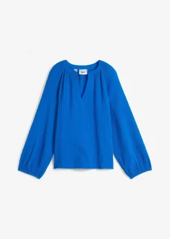 Oversize-Bluse aus Musselin