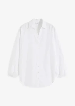 Oversize-Bluse aus reiner Baumwolle