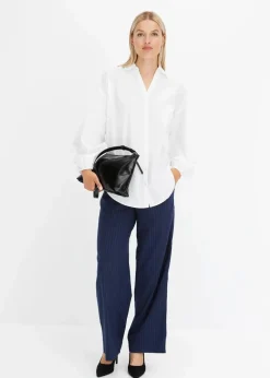 Oversize-Bluse aus reiner Baumwolle