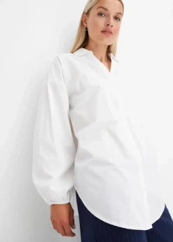 Oversize-Bluse aus reiner Baumwolle