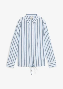 Oversize-Bluse aus reiner Baumwolle