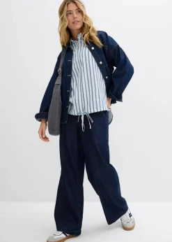 Oversize-Bluse aus reiner Baumwolle