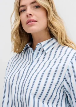 Oversize-Bluse aus reiner Baumwolle