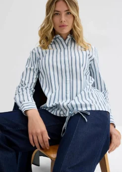 Oversize-Bluse aus reiner Baumwolle