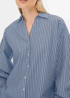 Oversize-Bluse aus reiner Baumwolle