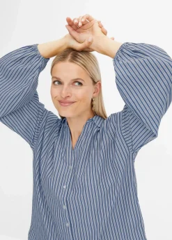 Oversize-Bluse aus reiner Baumwolle