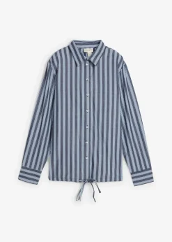 Oversize-Bluse aus reiner Baumwolle