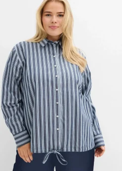 Oversize-Bluse aus reiner Baumwolle