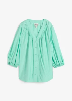 Oversize-Bluse aus softem Viskose-Mix