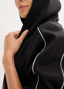 Oversized Funktions-Kapuzenjacke, schnelltrocknend