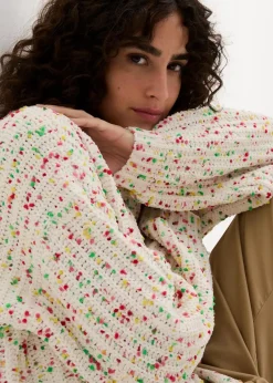 Oversized Grobstrick-Pullover