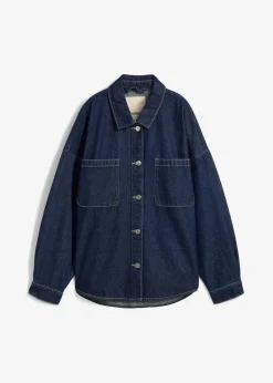 Oversized Jeans-Overshirt aus Bio-Baumwolle