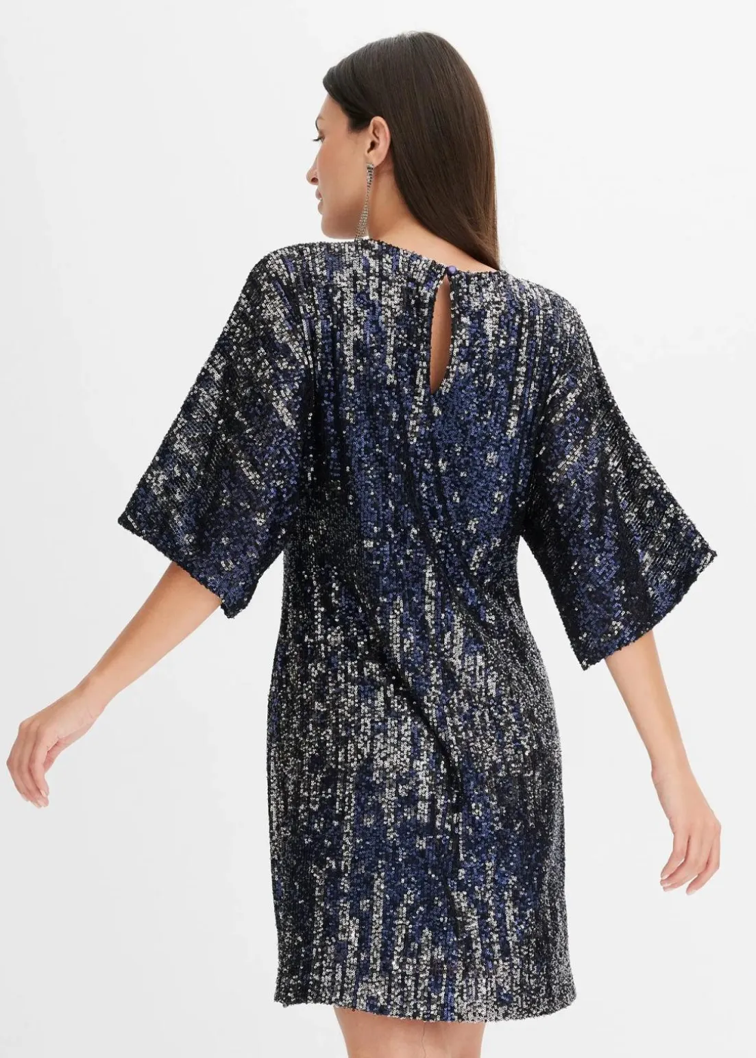 Oversized Paillettenkleid