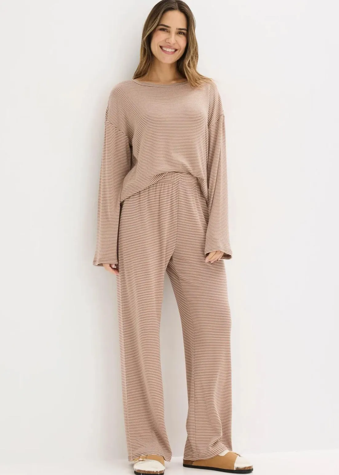 Oversized Pyjama aus weicher Baumwolle