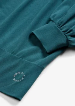 Oversized Sport-Shirt mit ¾ Arm, schnelltrocknend