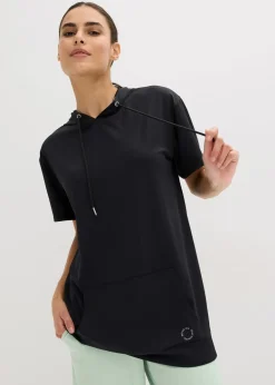 Oversized Sport-Shirt mit Kapuze, schnelltrocknend