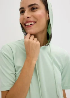 Oversized Sport-Shirt mit Kapuze, schnelltrocknend