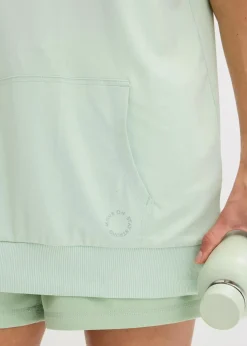 Oversized Sport-Shirt mit Kapuze, schnelltrocknend