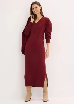 Oversized Strickkleid in Midilänge