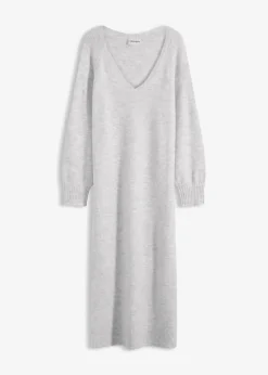 Oversized Strickkleid in Midilänge