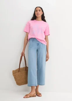 Oversized T-Shirt aus Bio-Baumwolle